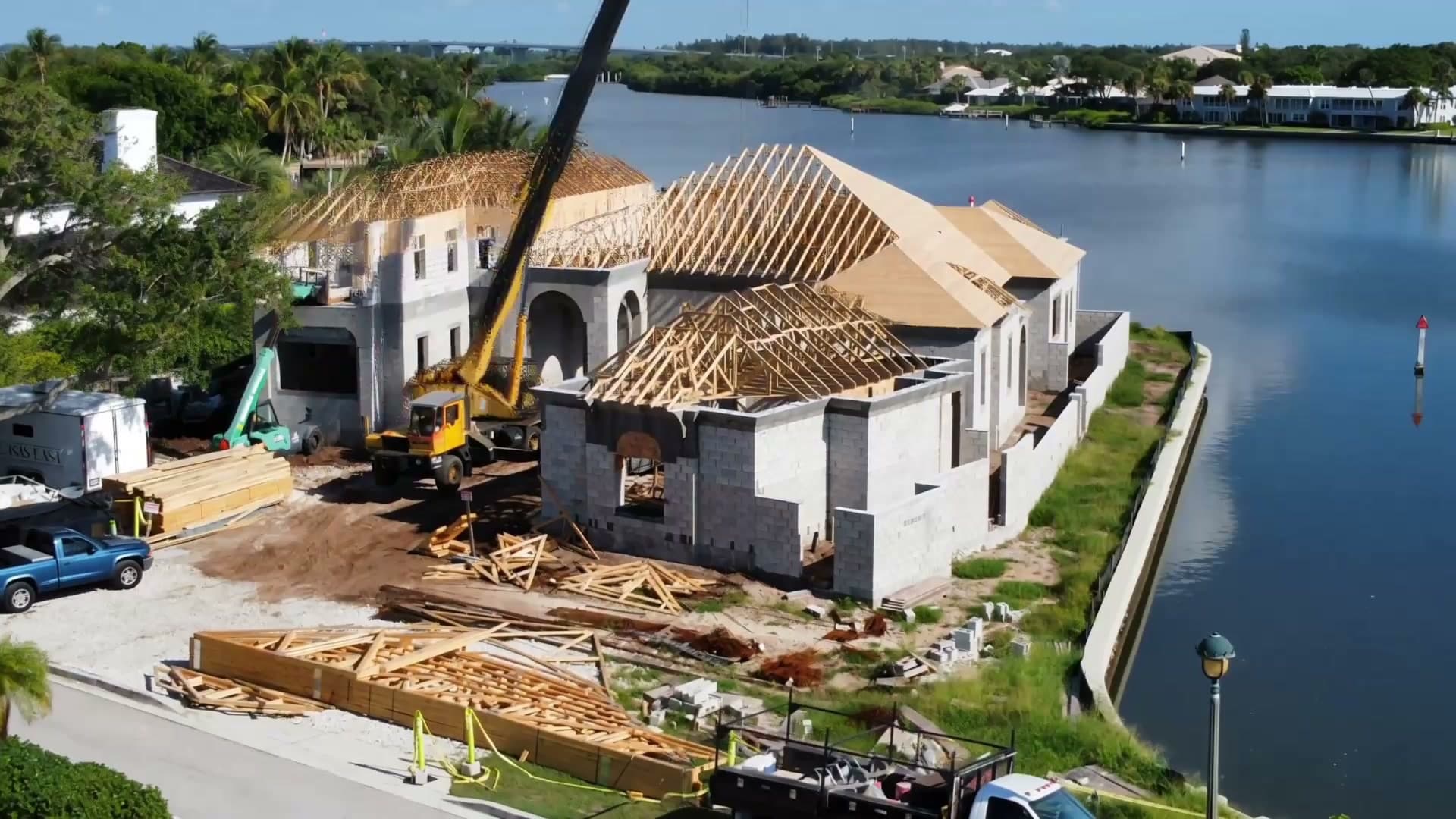 A coastal custom home built by Builders East in Vero Beach, Florida